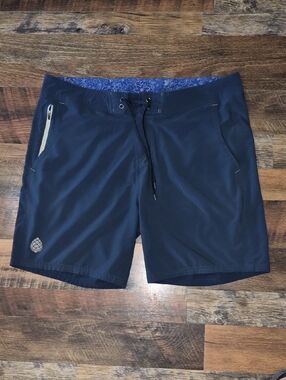 Stio Men's Boardshorts Navy Swim Trunks 38/16
